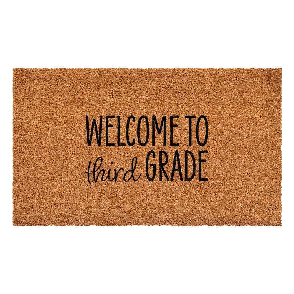 Personalized Welcome to Grade Doormat 24" x 36"
