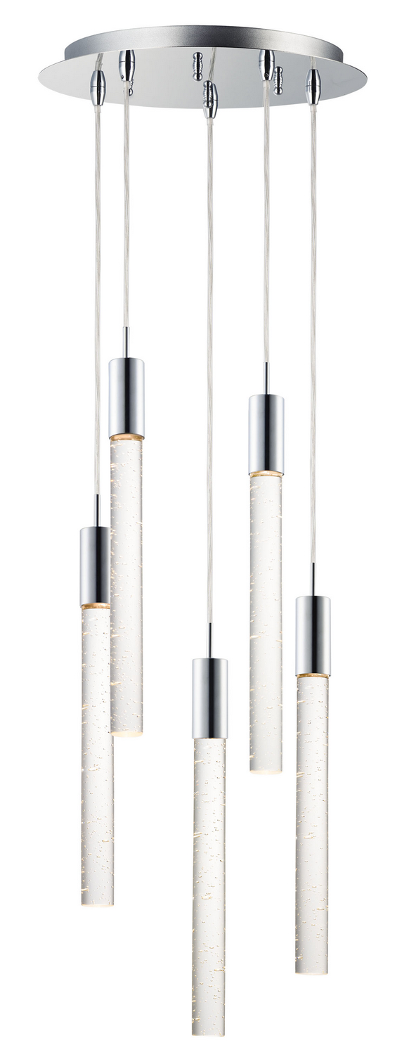 Polished Chrome LED Pendant from the Big Fizz Collection