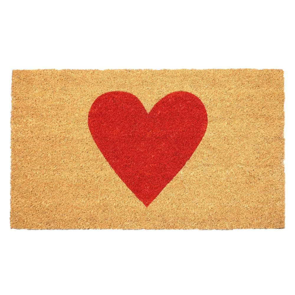 Red Heart 17 in. x 29 in. Door Mat
