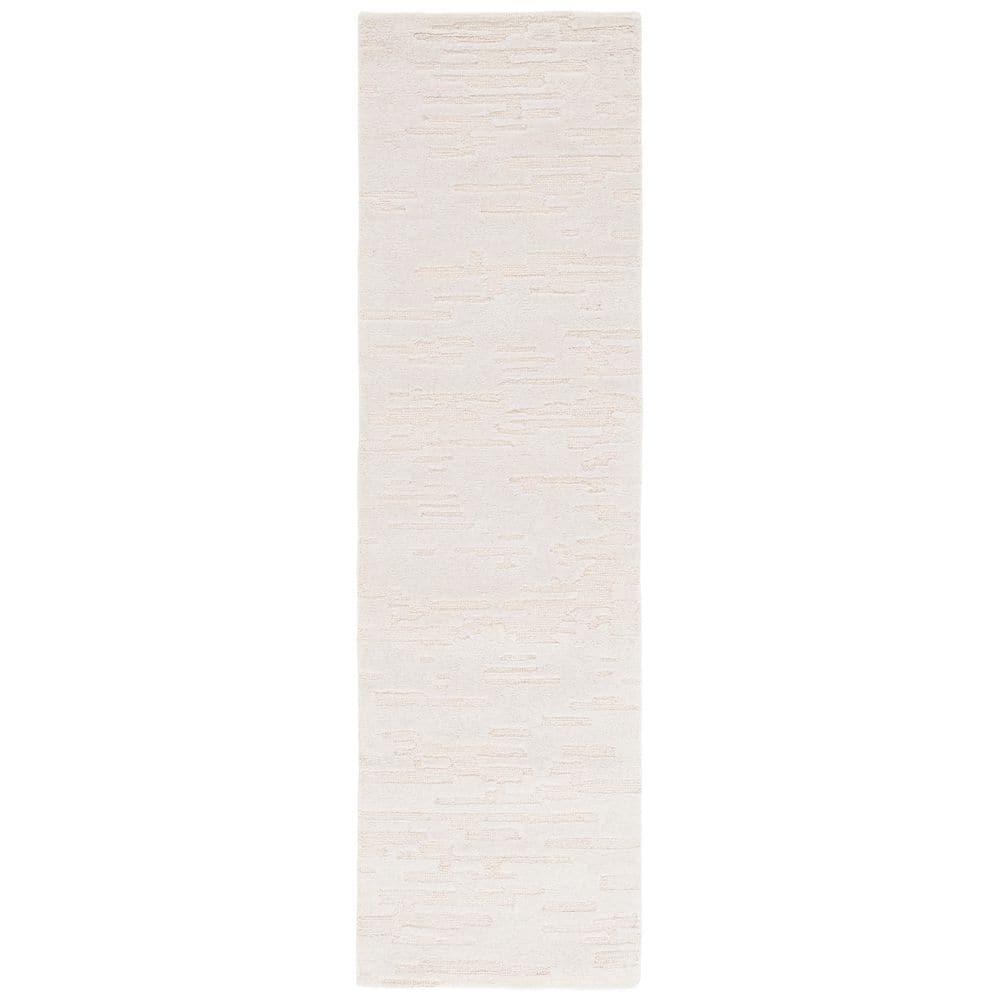 Renewal 2 ft. x 8 ft. Ivory Abstract Runner Rug