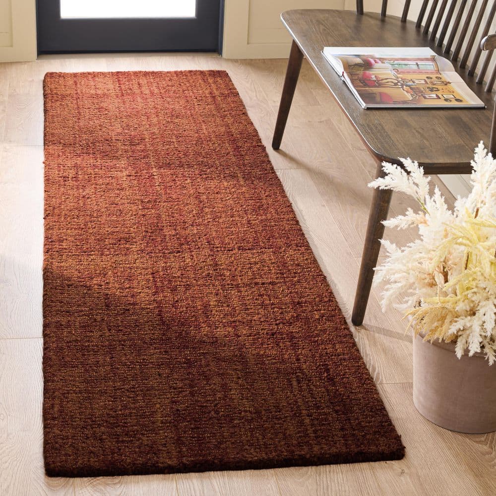 Renewal 2 ft. x 8 ft. Rust Distressed Runner Rug