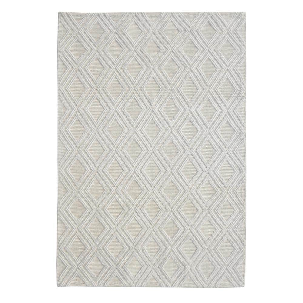 Renewed Ivory 8 ft. x 10 ft. Farmhouse Upcycled Handwoven Area Rug
