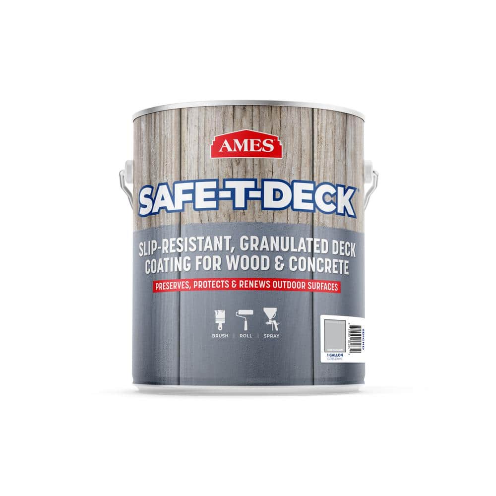 Safe-T-Deck 1 gal. Greyhound Slip Resistant Waterproof Deck Coating