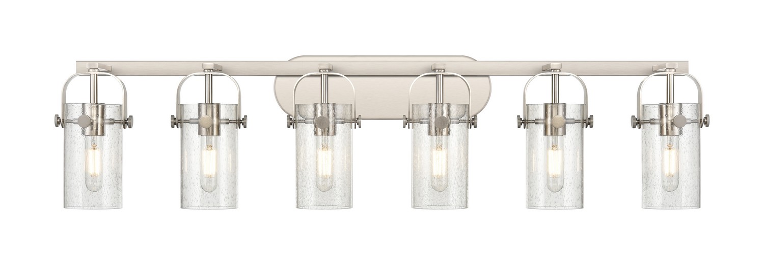 Satin Nickel LED Bathroom Vanity Light from the Downtown Urban Collection