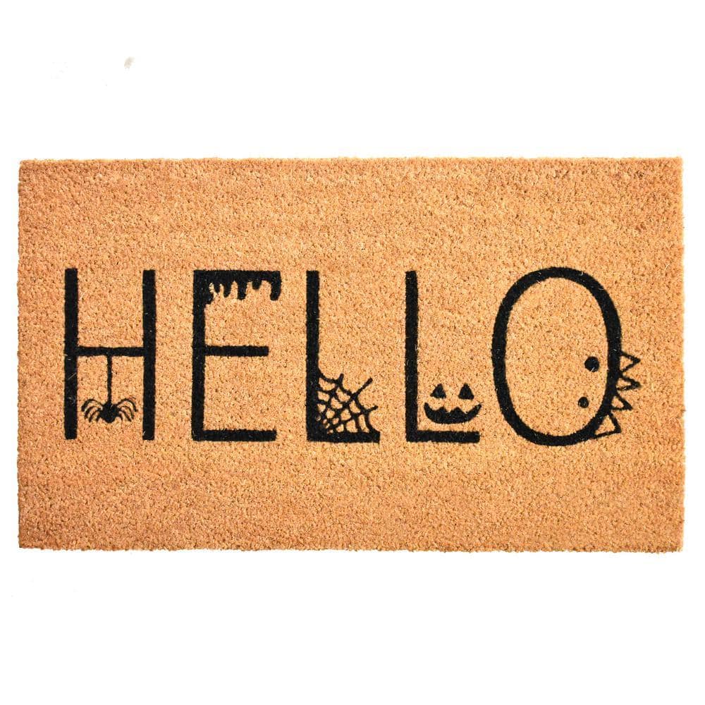 Spooky Hello Doormat 17" x 29"