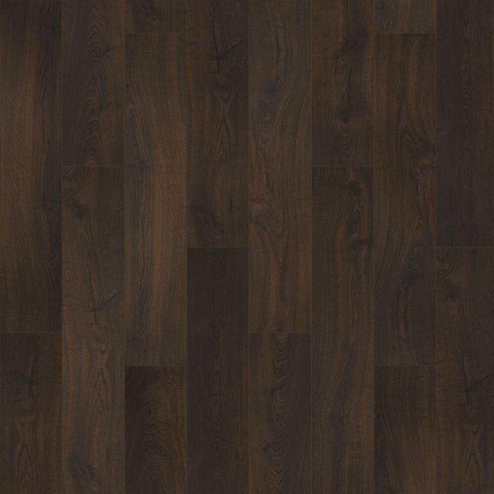 Take Home Sample - Dark Roast Oak Click Lock Waterproof Hybrid Resilient Flooring