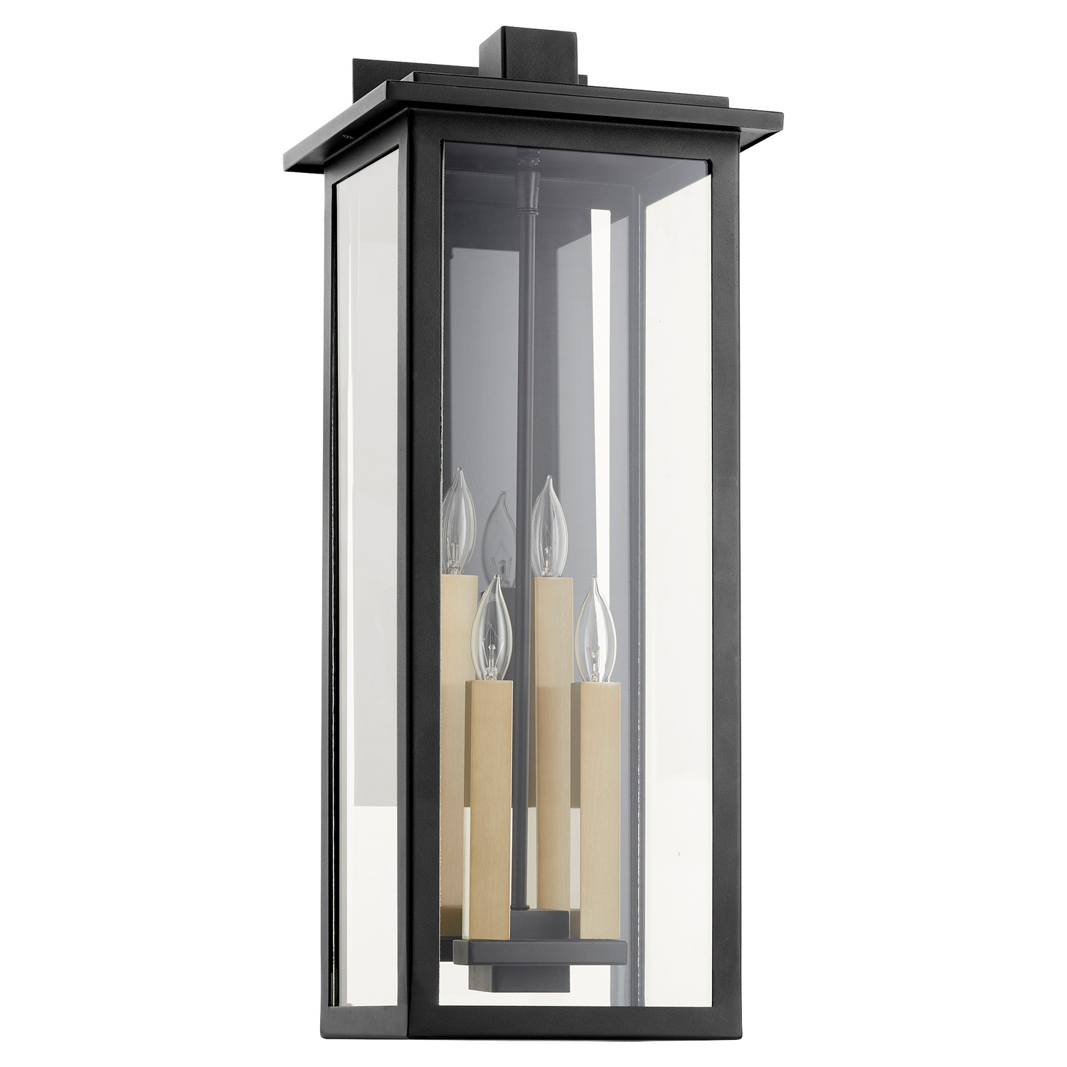 Textured Black Four Light Lantern from the Westerly Collection