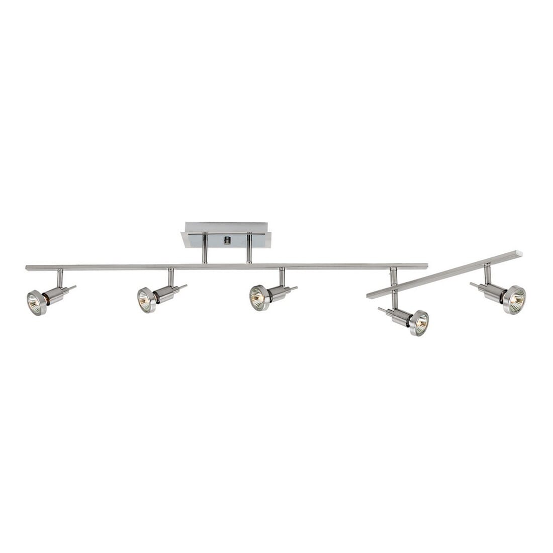Viper 5-Light Semi-Flush in Brushed Steel