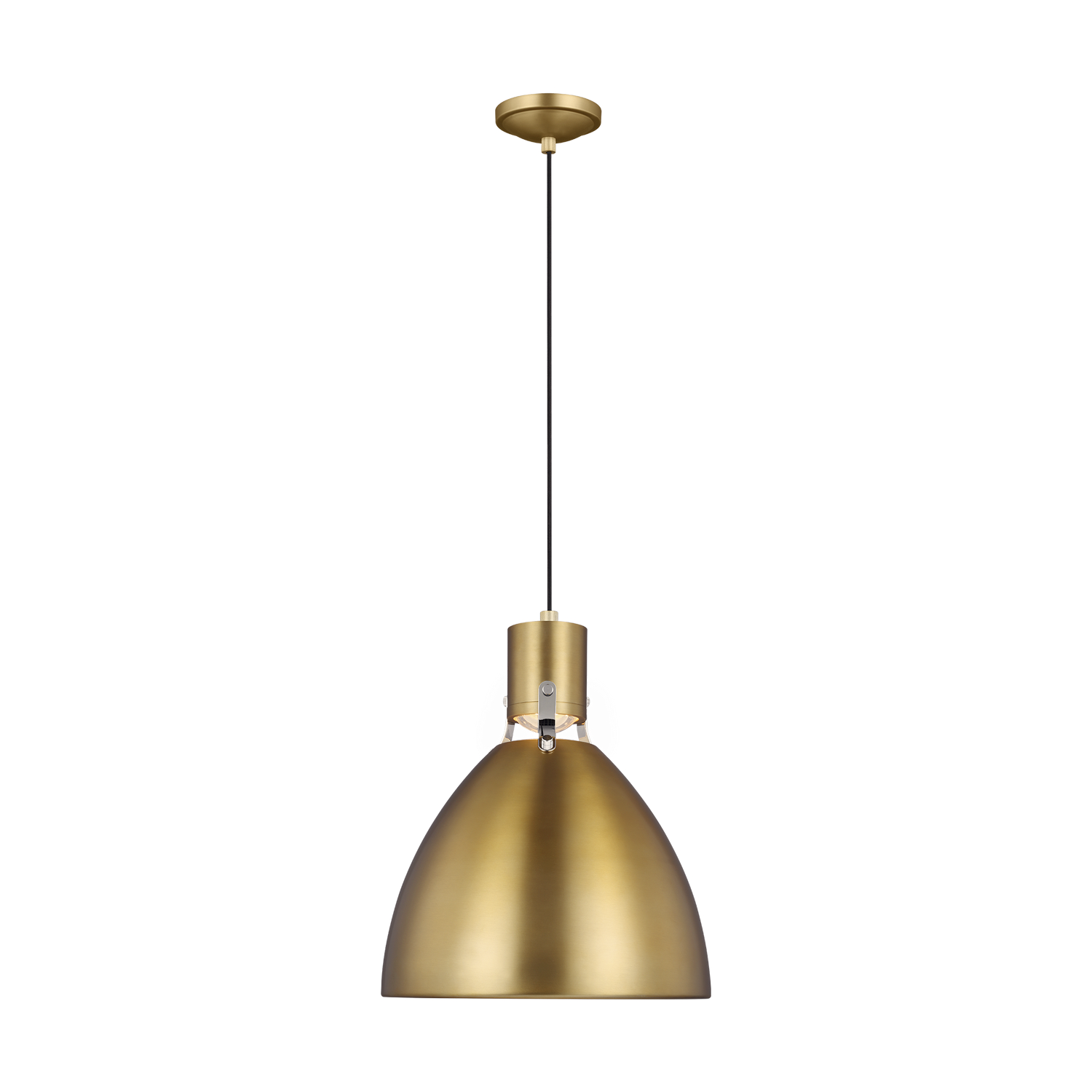 Visual Comfort Studio Brynne Pendant Light in Burnished Brass by Sean Lavin