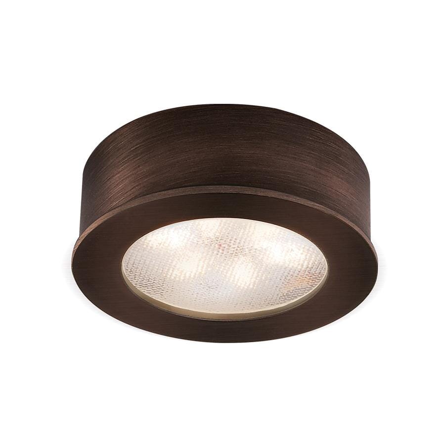 WAC Lighting Round LED 24V Button Light 1-Light in Copper Bronze - HR-LED87-CB