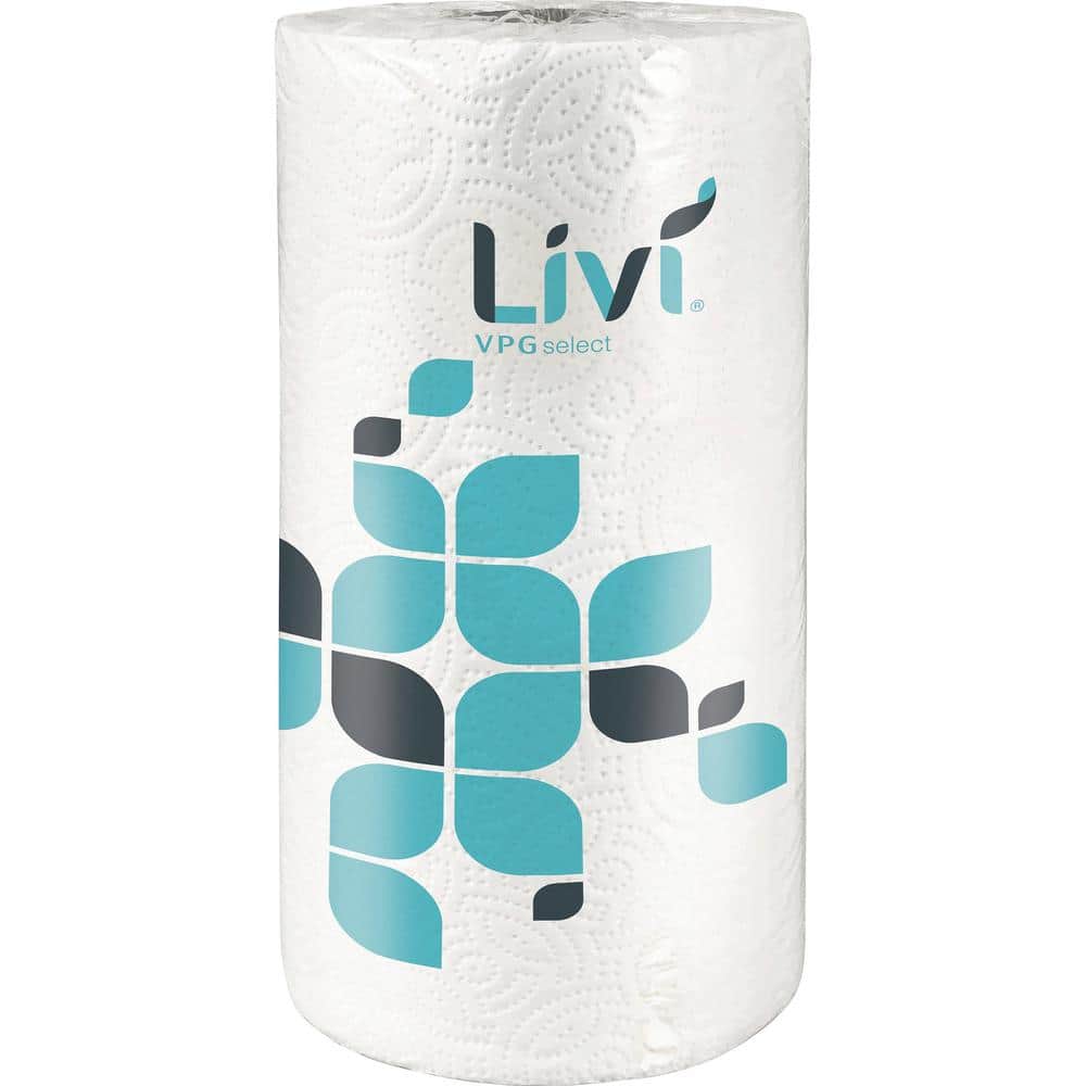 White Paper 2-Ply Kitchen Paper Towel Roll (30-Rolls)