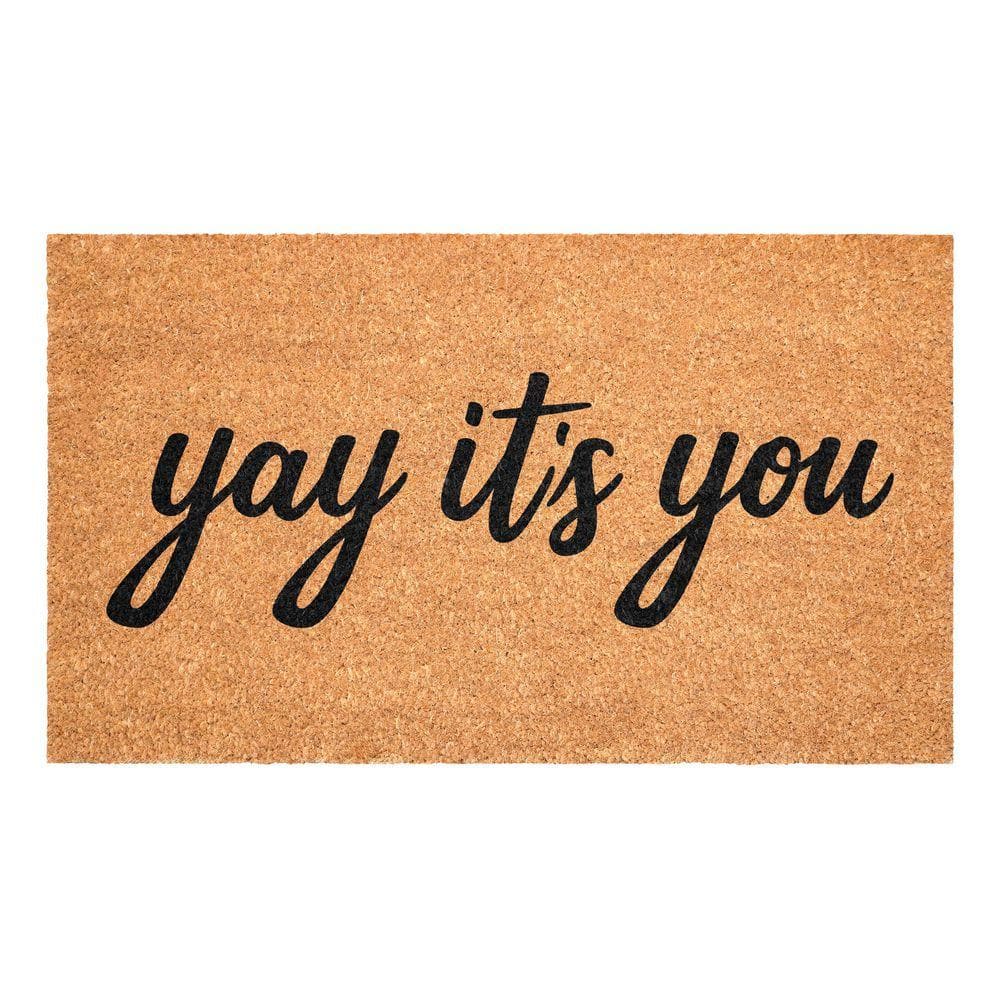 Yay It's You Doormat 24" x 48"