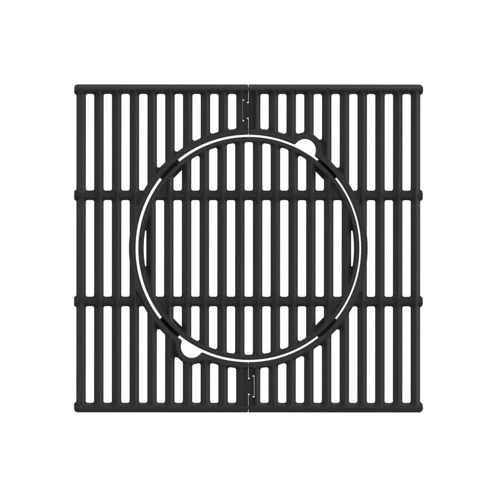 17.7 in. x 19 in. Multifunctional Porcelain Cast Iron Grids