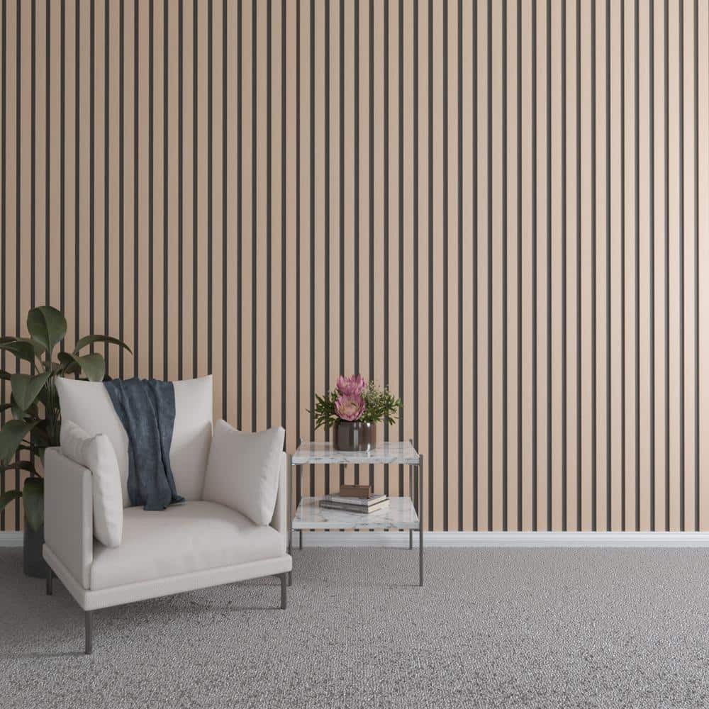 94 in. H x 2 in. W Slatwall Panels in Alder 22-Pack
