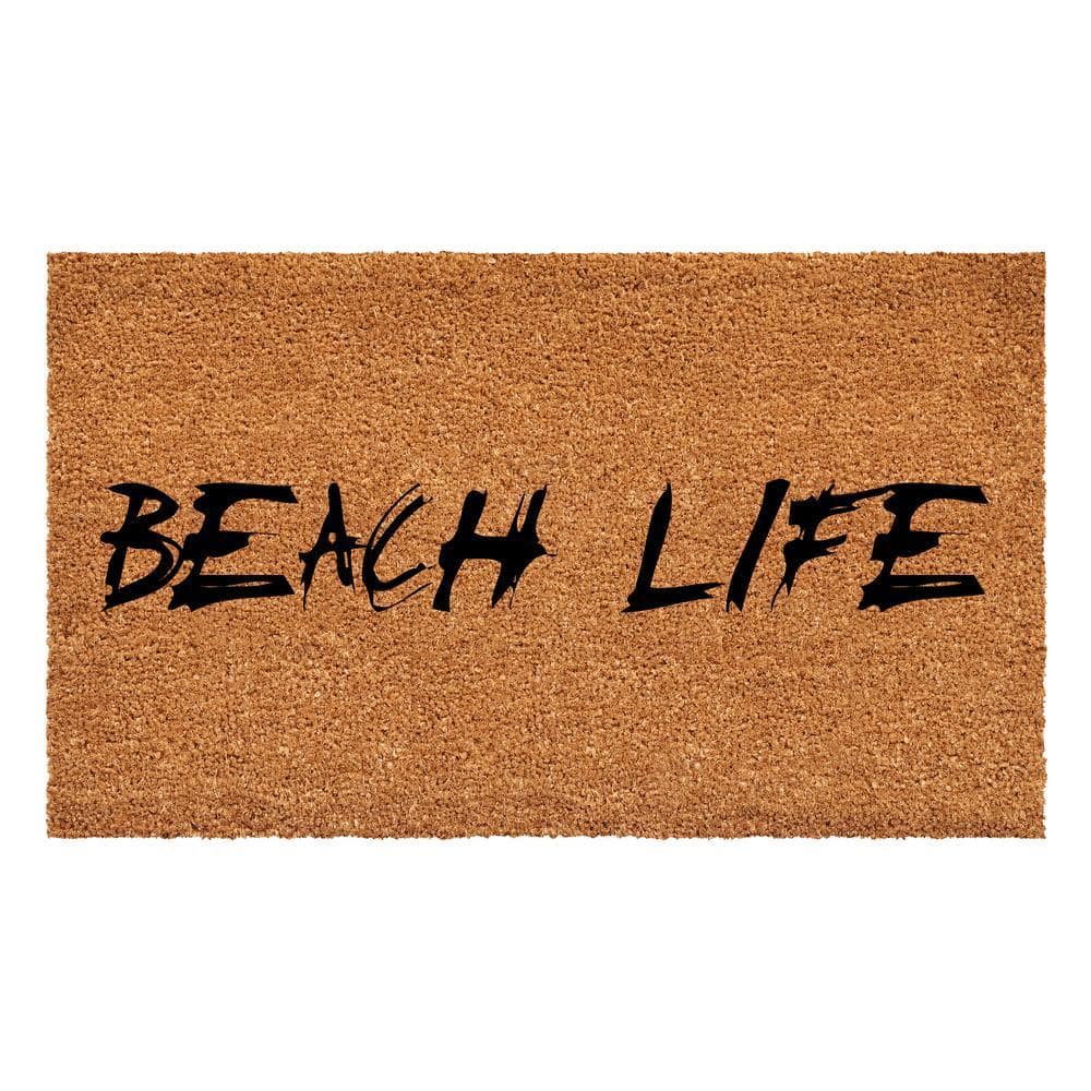 Beach Life Doormat, 24" x 36"