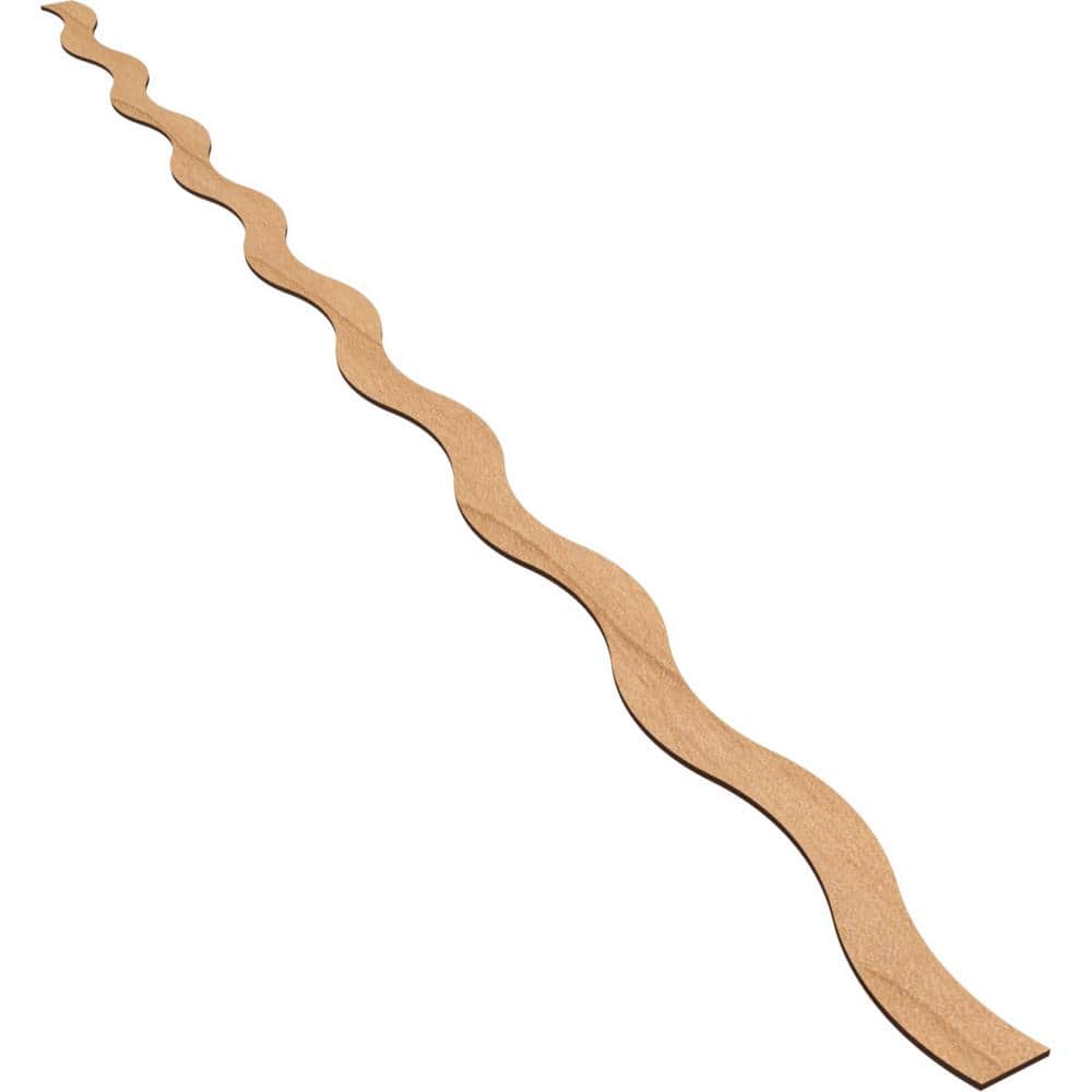 Brazos 94 in. H x 0.25 in. W Slatwall Panels in Maple 22-Pack
