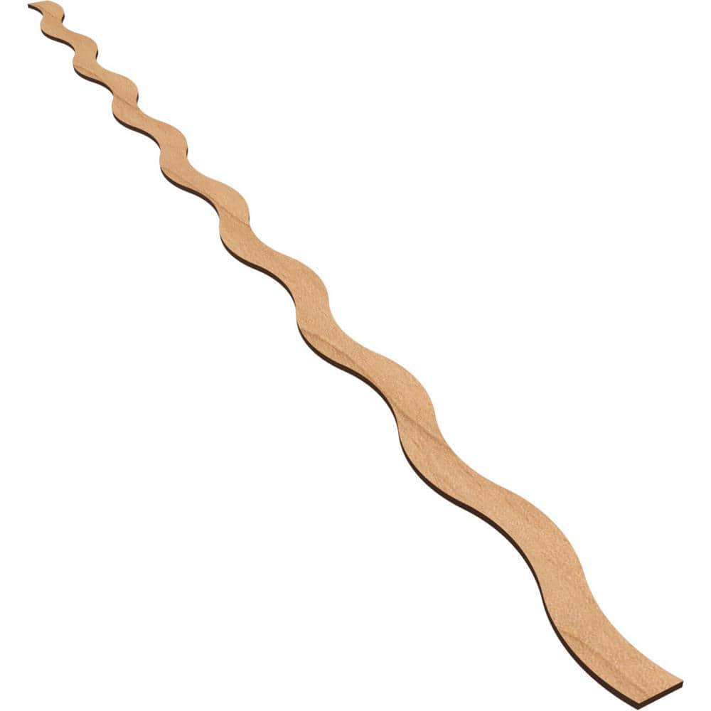 Brazos 94 in. H x 0.375 in. W Slatwall Panels in Maple 22-Pack
