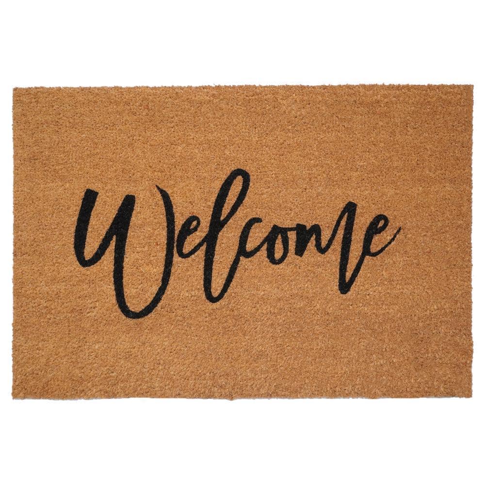 Cursive Welcome Doormat, 30" x 48"