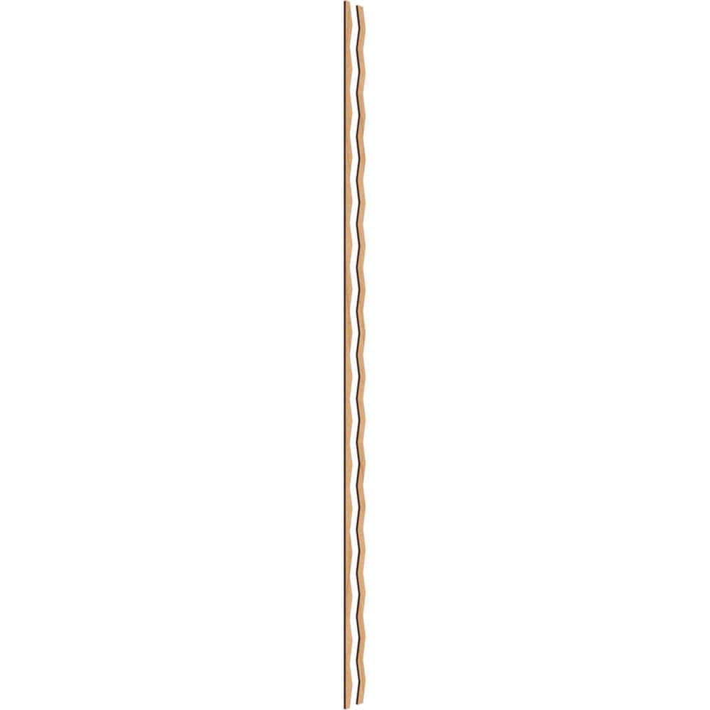 Eastport 94 in. H x 0.375 in. W Slatwall Panels in Maple 44-Pack