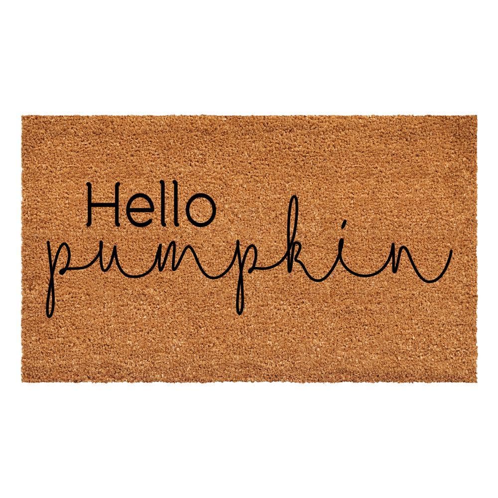 Hello Pumpkin Doormat, 24" x 48"