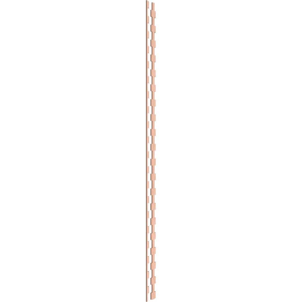 Midland 94 in. H x 0.25 in. W Slatwall Panels in Alder 30-Pack