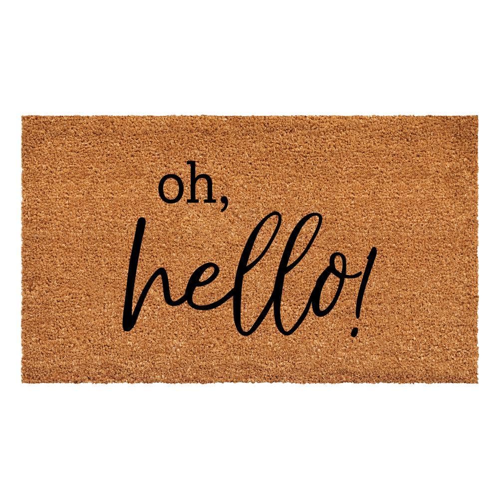 Oh, hello Doormat, 24" x 48"