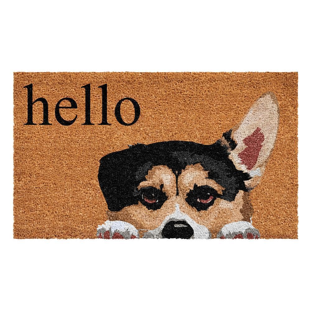 Pembroke Welch Corgi Doormat 17" x 29"