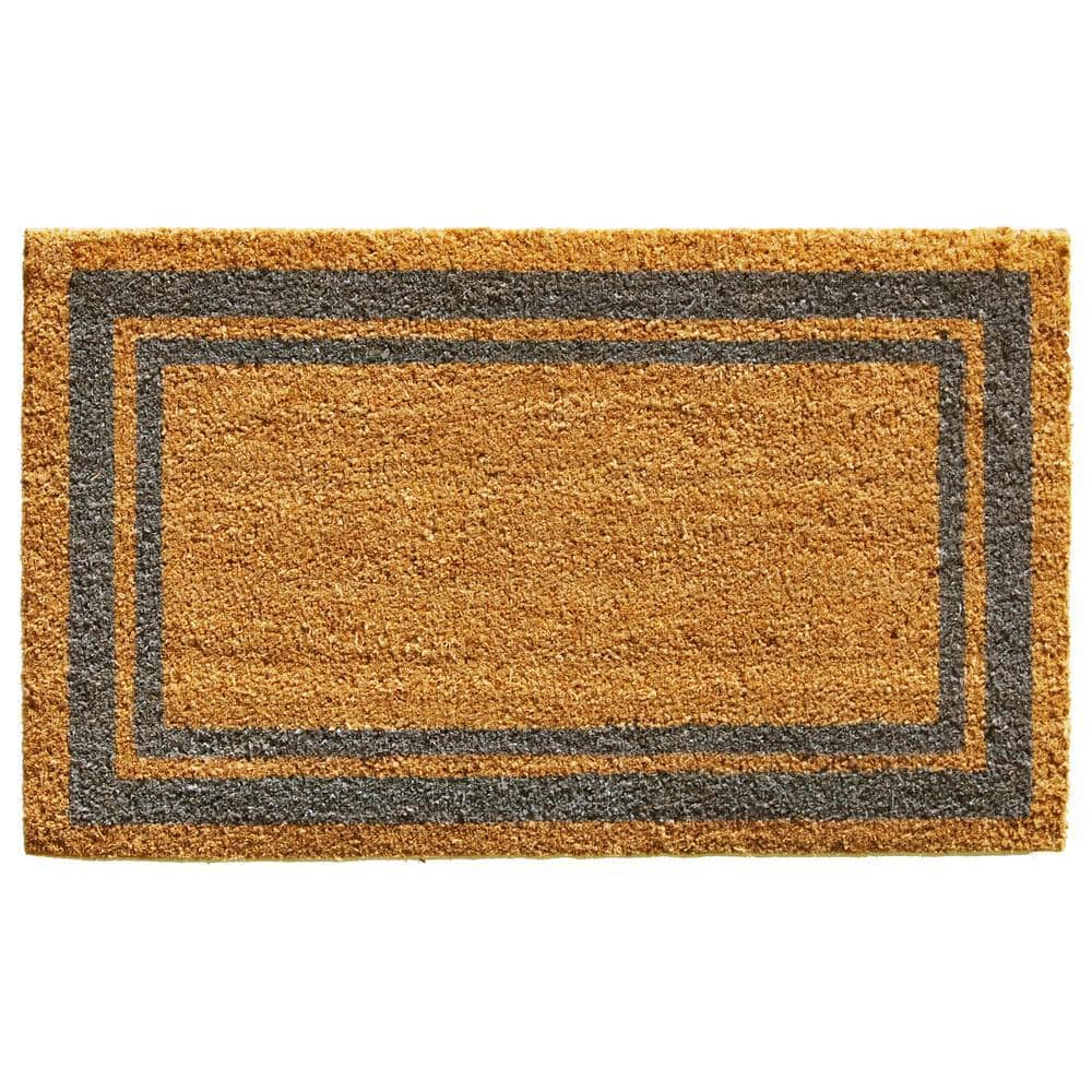 Periwinkle Border Doormat 24" x 36"