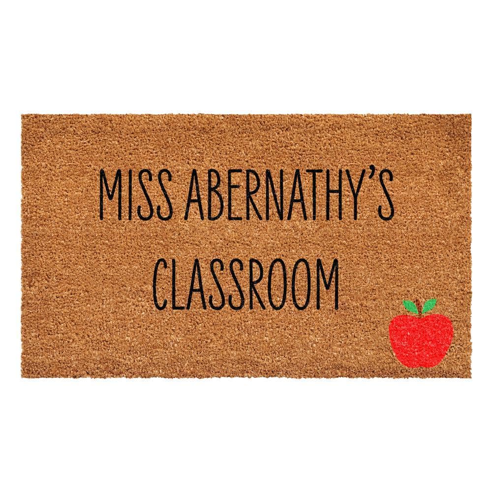 Personalized Miss Classroom Doormat 24" x 36"
