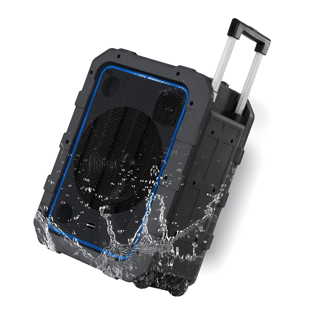 Portable Splashproof Trolley Speaker - Gray