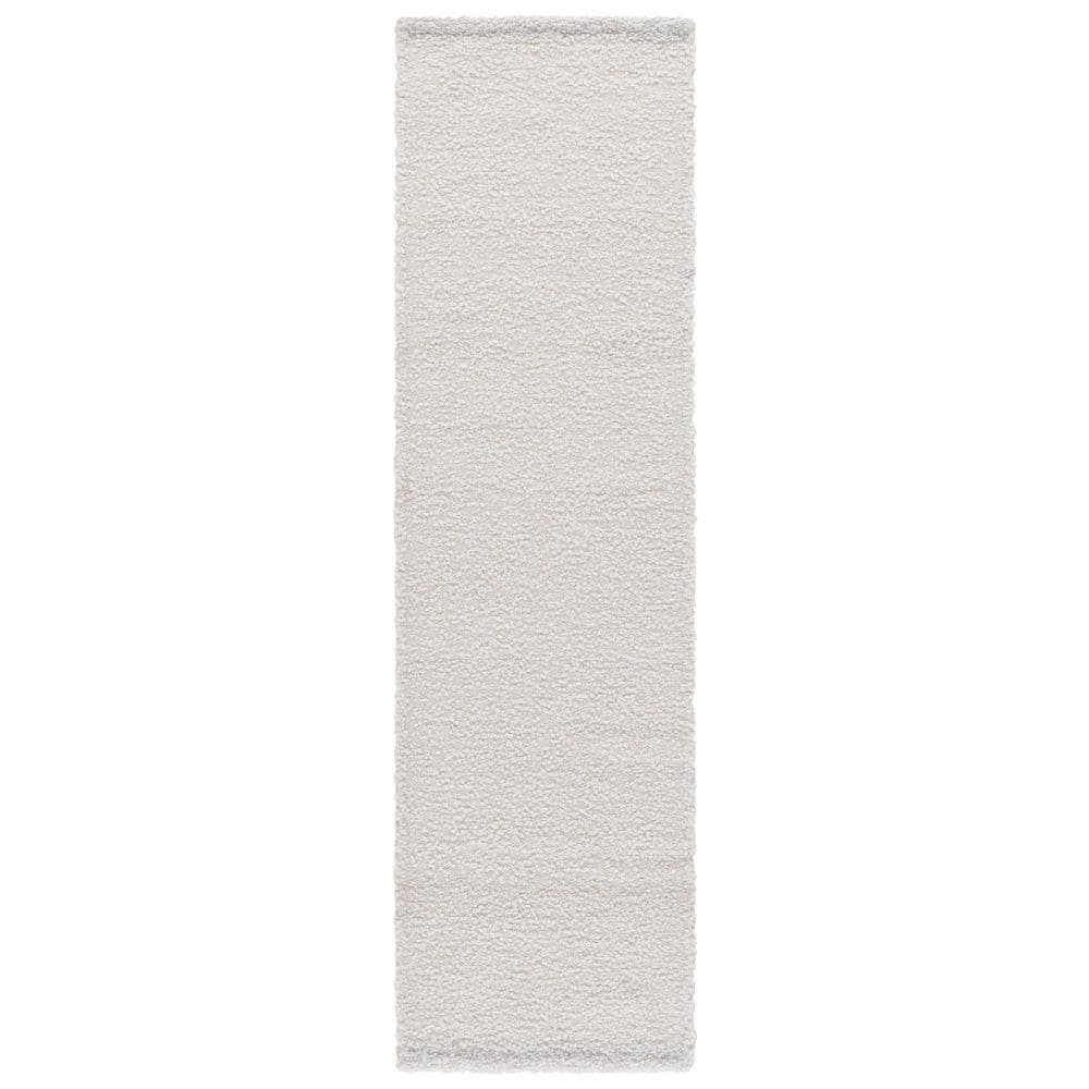 Renewal 2 ft. x 8 ft. Ivory Modern Solid Runner Rug