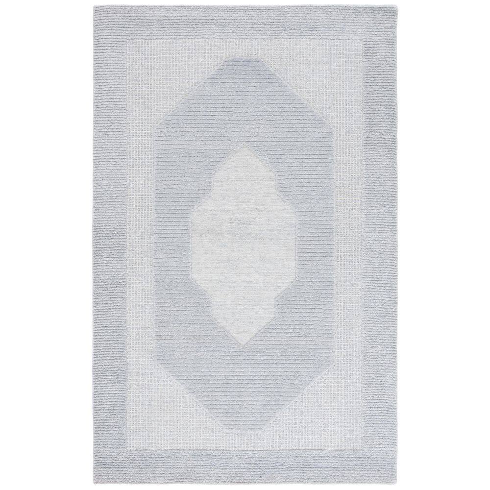 Renewal 4 ft. x 6 ft. Gray Medallion Area Rug