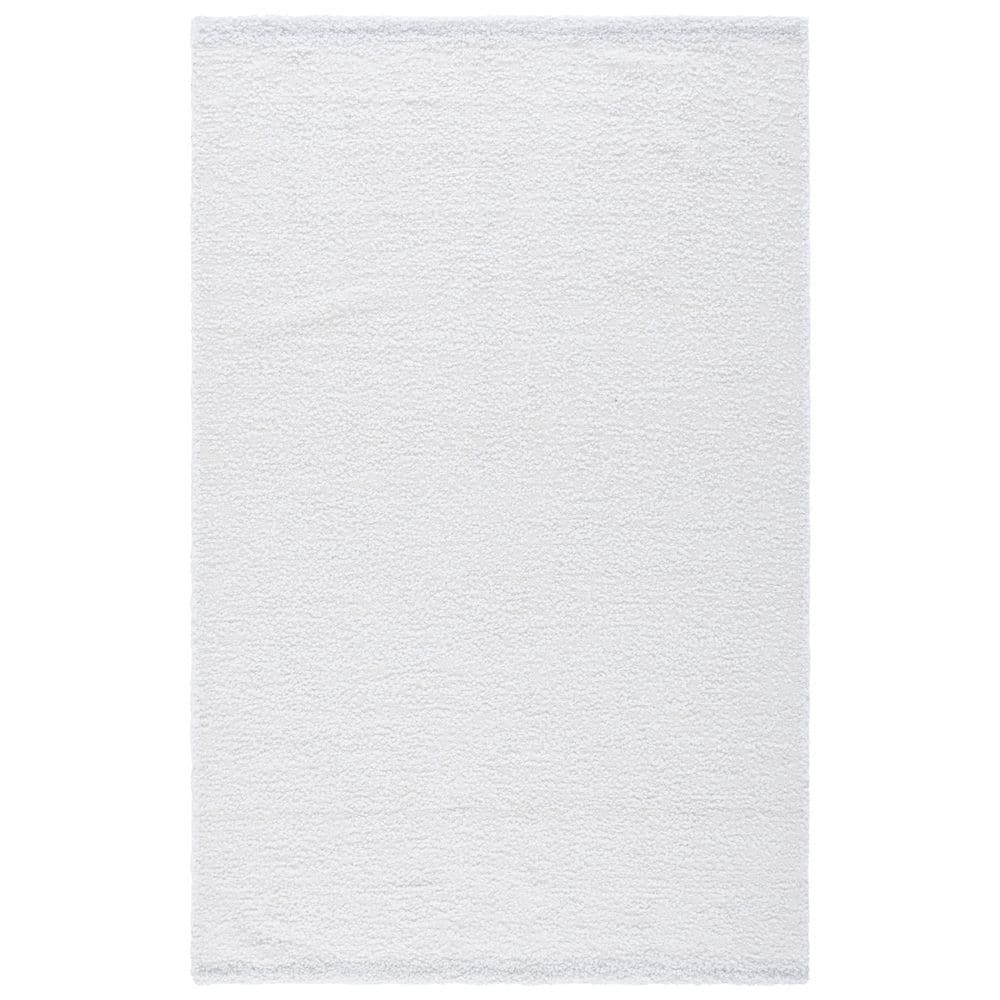 Renewal 4 ft. x 6 ft. Ivory Modern Solid Area Rug