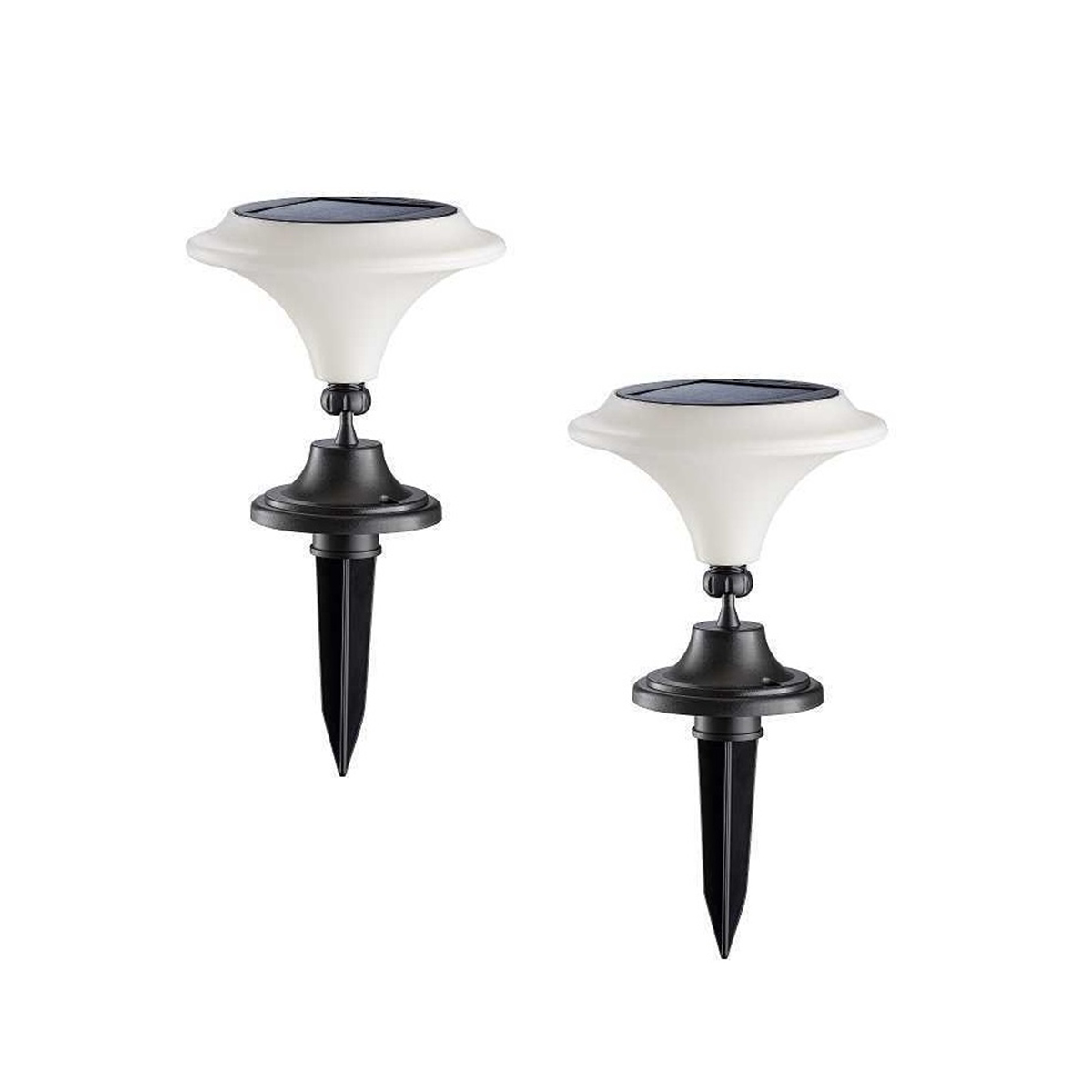 Solar-Powered LED Martini Lamp Lights (Set of 2)