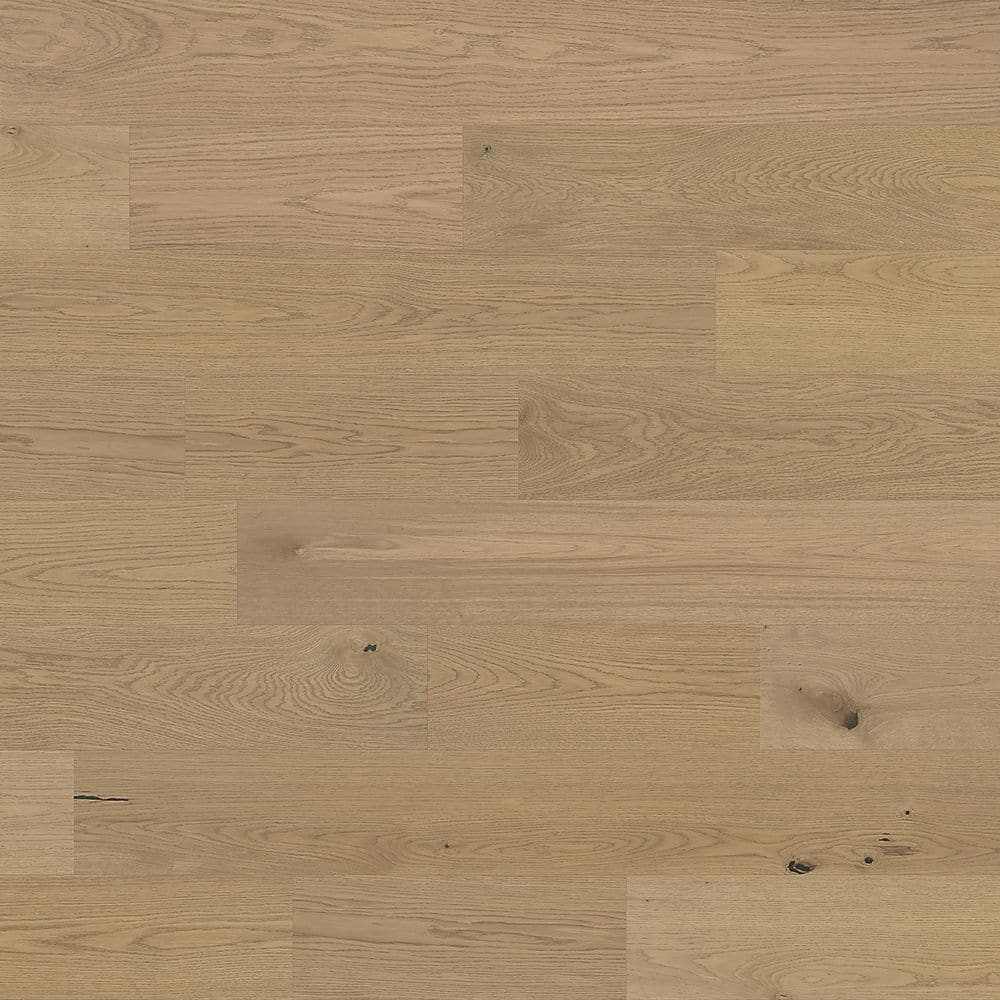Turner XL Euro Oak 9/16 in.T x 8.66 in. W Tongue and Groove Wire Brushed Engineered Hardwood Flooring(31.25 sq.ft./Case)
