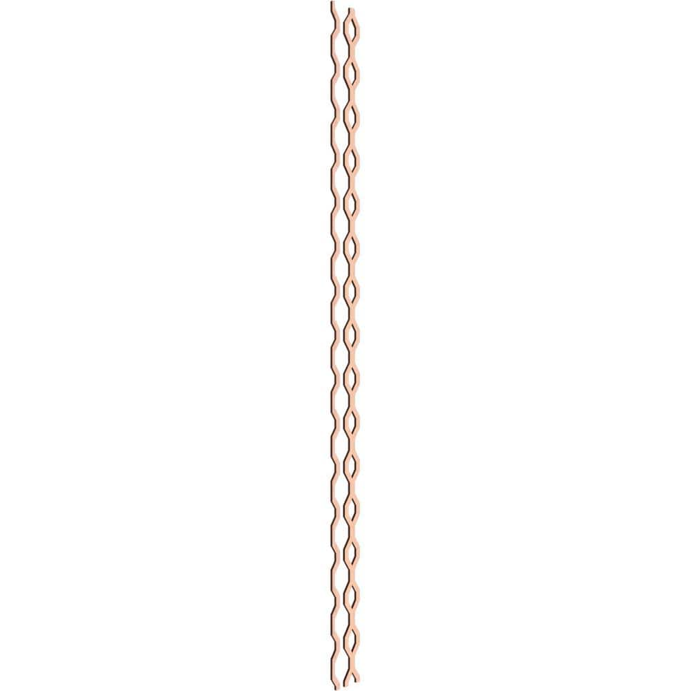 Wabash 94 in. H x 0.375 in. W Slatwall Panels in Alder 24-Pack
