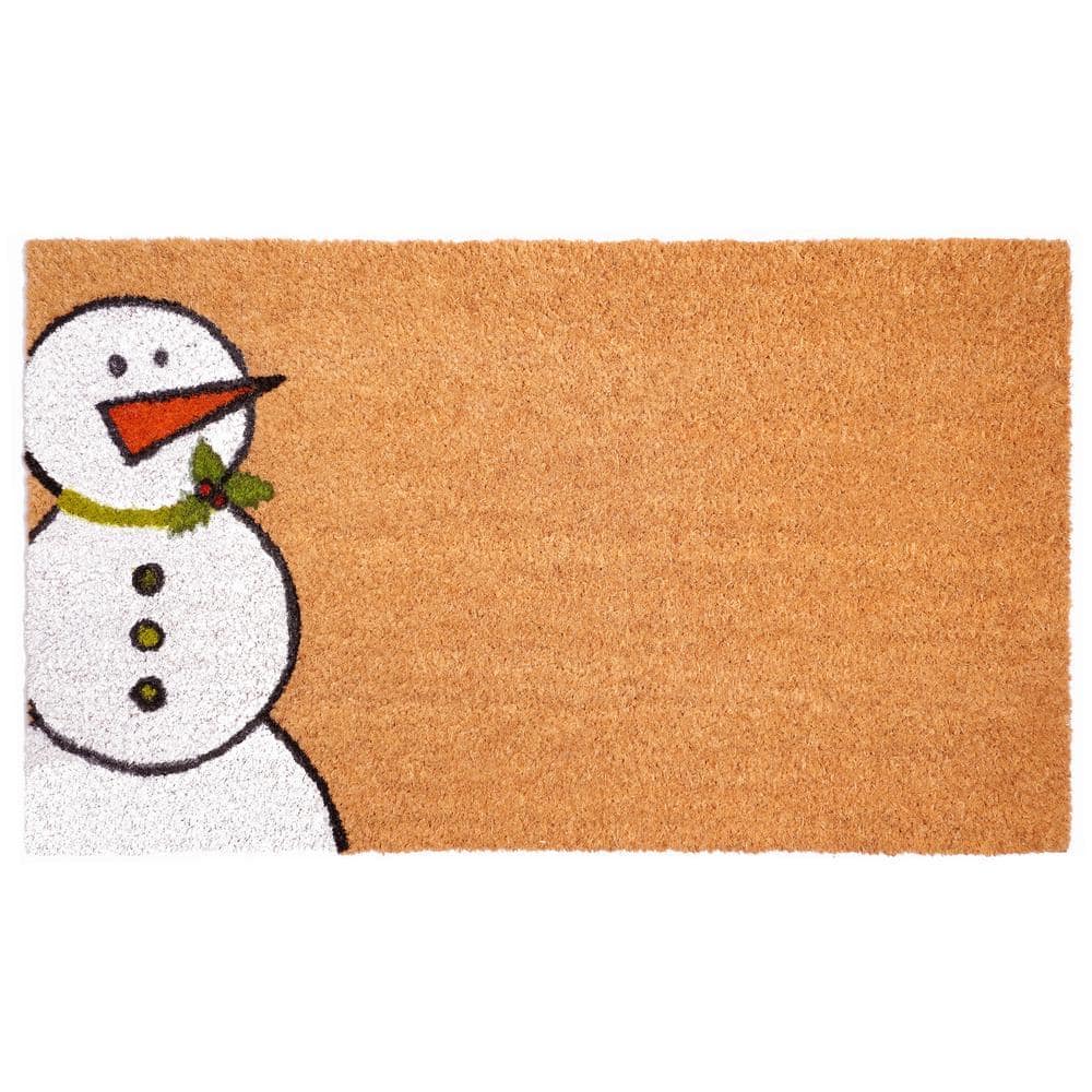 Winter Snowman Doormat 24" x 36"
