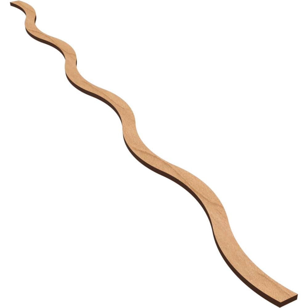 Yukon 47 in. H x 0.375 in. W Slatwall Panels in Maple 42-Pack