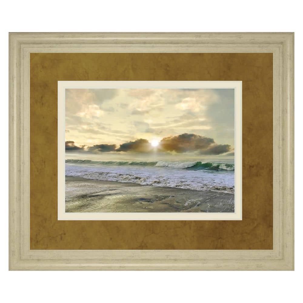 1 Piece Framed Graphic Print Coastal Art Print 34 in. x 40 in.
