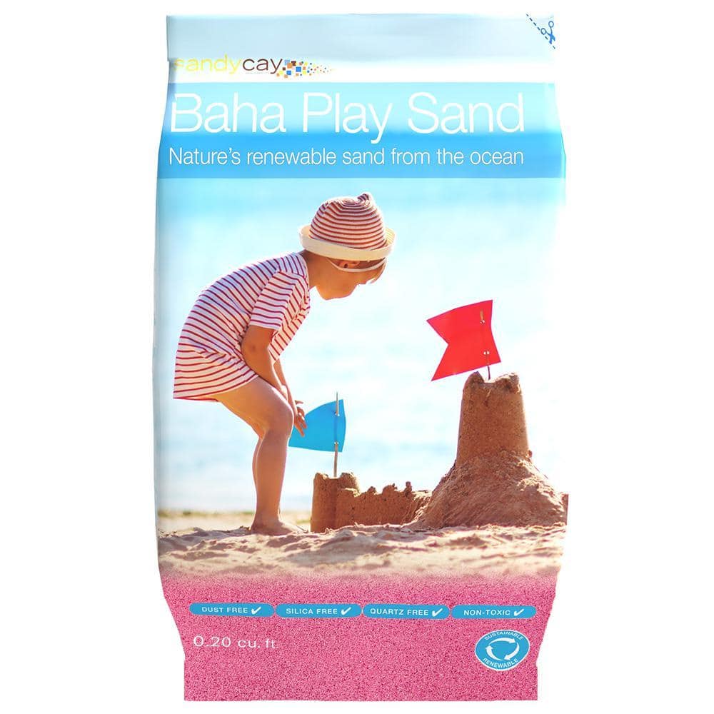 20 lbs. Baha Play Sand - Flamingo Pink