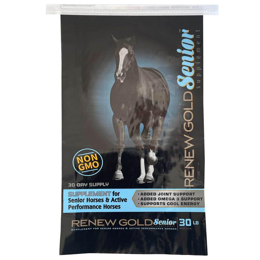 30 lb. Bag Senior Equine High Protein Feed Formula with Omega 3 Support