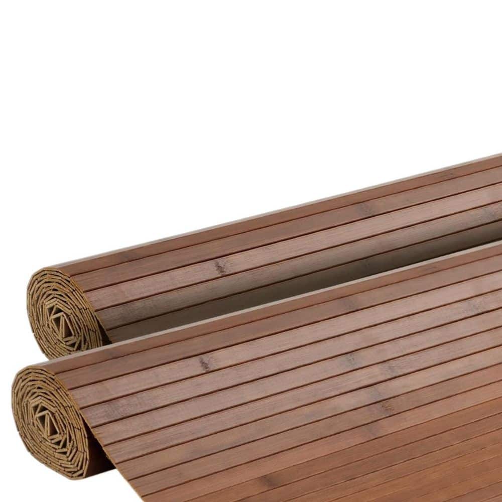 4 ft. x 8 ft. Coffee Natural Bamboo Wall Panel, Decorative Wall Paneling for Walls, Ceilings, Furniture (2-Pack)