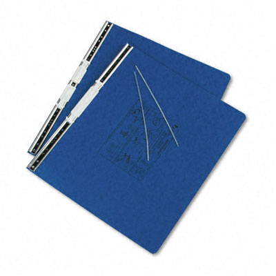 Acco 54073 Pressboard Hanging Data Binder 14-7/8 x 11 Unburst Sheets Dark Blue