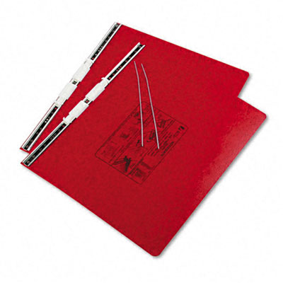 Acco 54079 Pressboard Hanging Data Binder 14-7/8 x 11 Executive Red