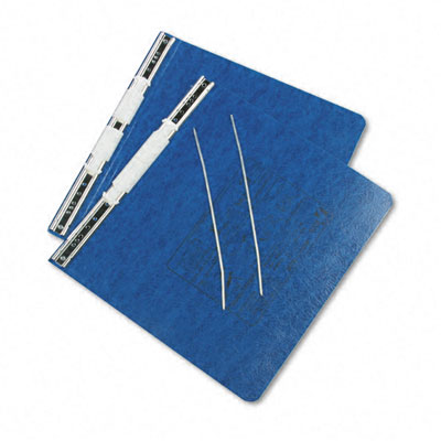 Acco 54123 Pressboard Hanging Data Binder 8-1/2 x 11 Unburst Sheets Dark Blue