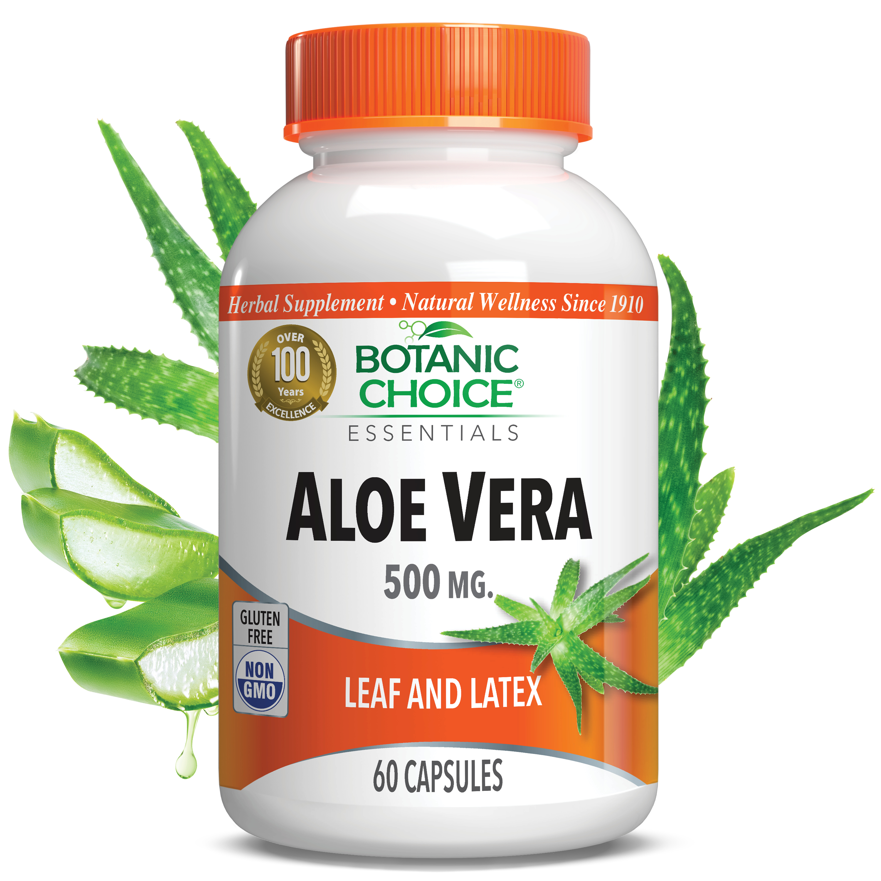 Aloe Vera 500 mg - 60 Capsules