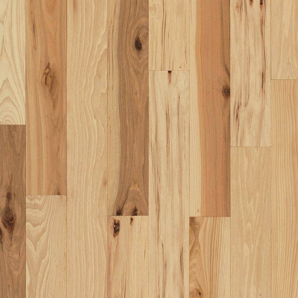 American Home Rustic Natural Hickory 3/4 in. T x 2-1/4 in. W Smooth Solid Hardwood Flooring (20 sq.ft./Ctn)