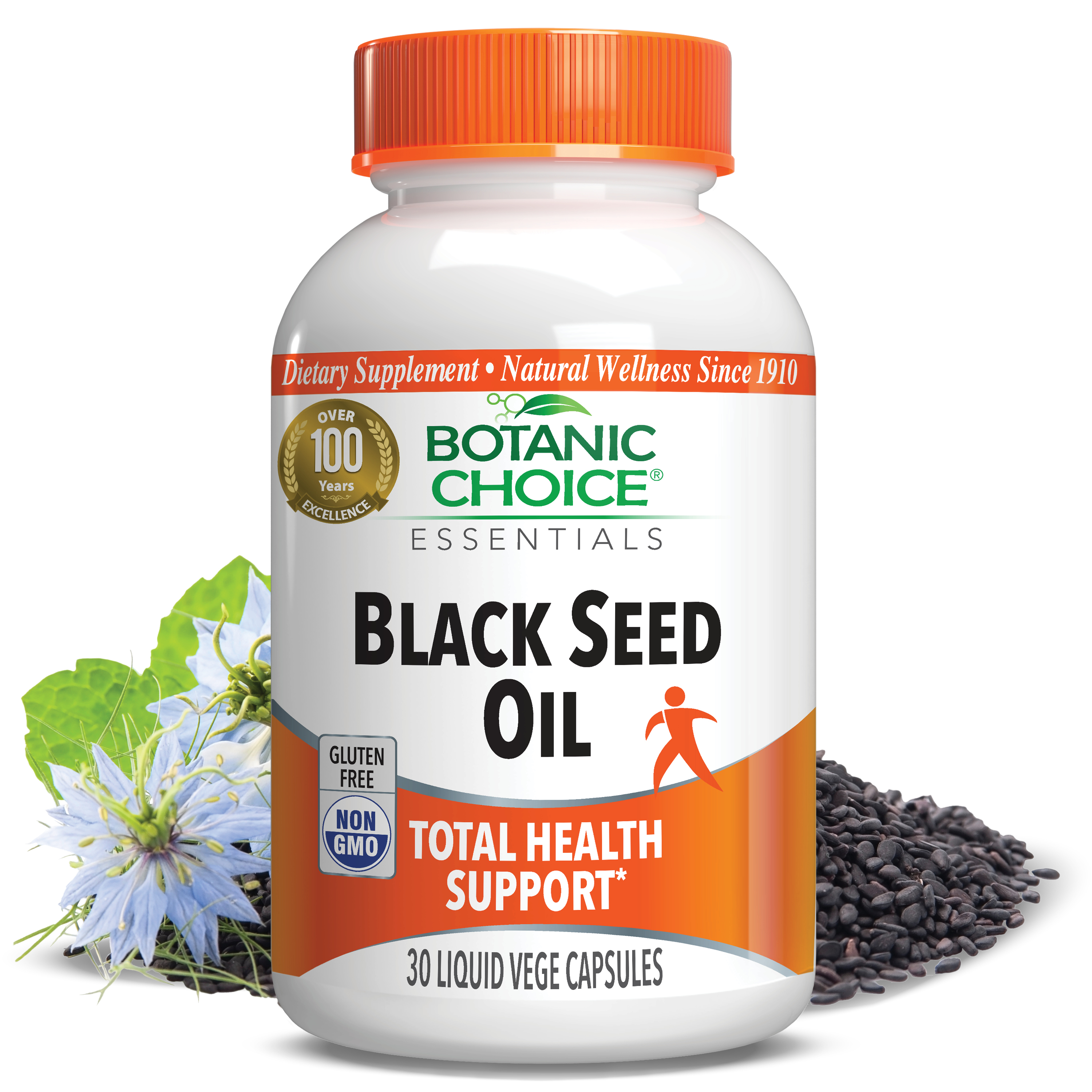Black Seed Oil - Essential Fatty Acids Support Supplement - 30 Capsules