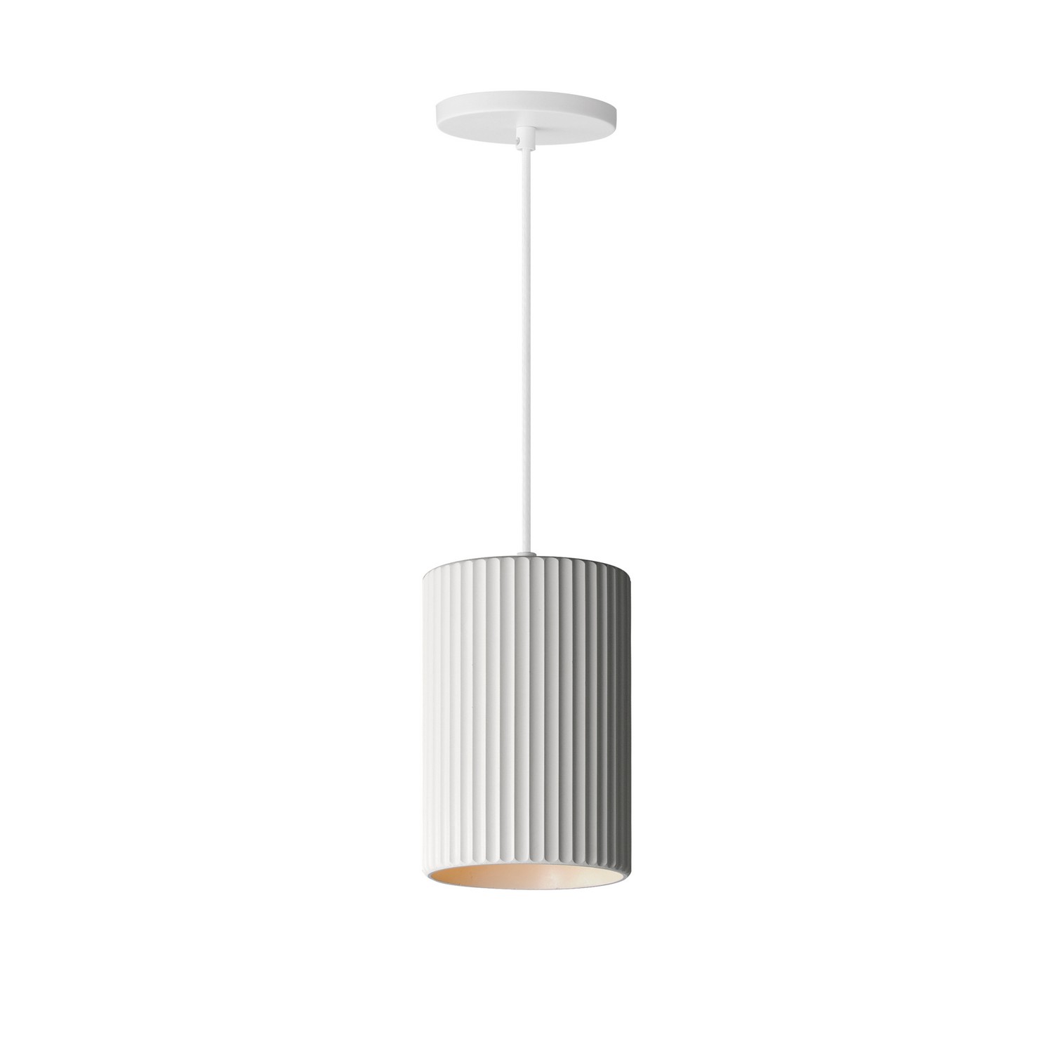 Chaulk White LED Pendant from the Souffle Collection