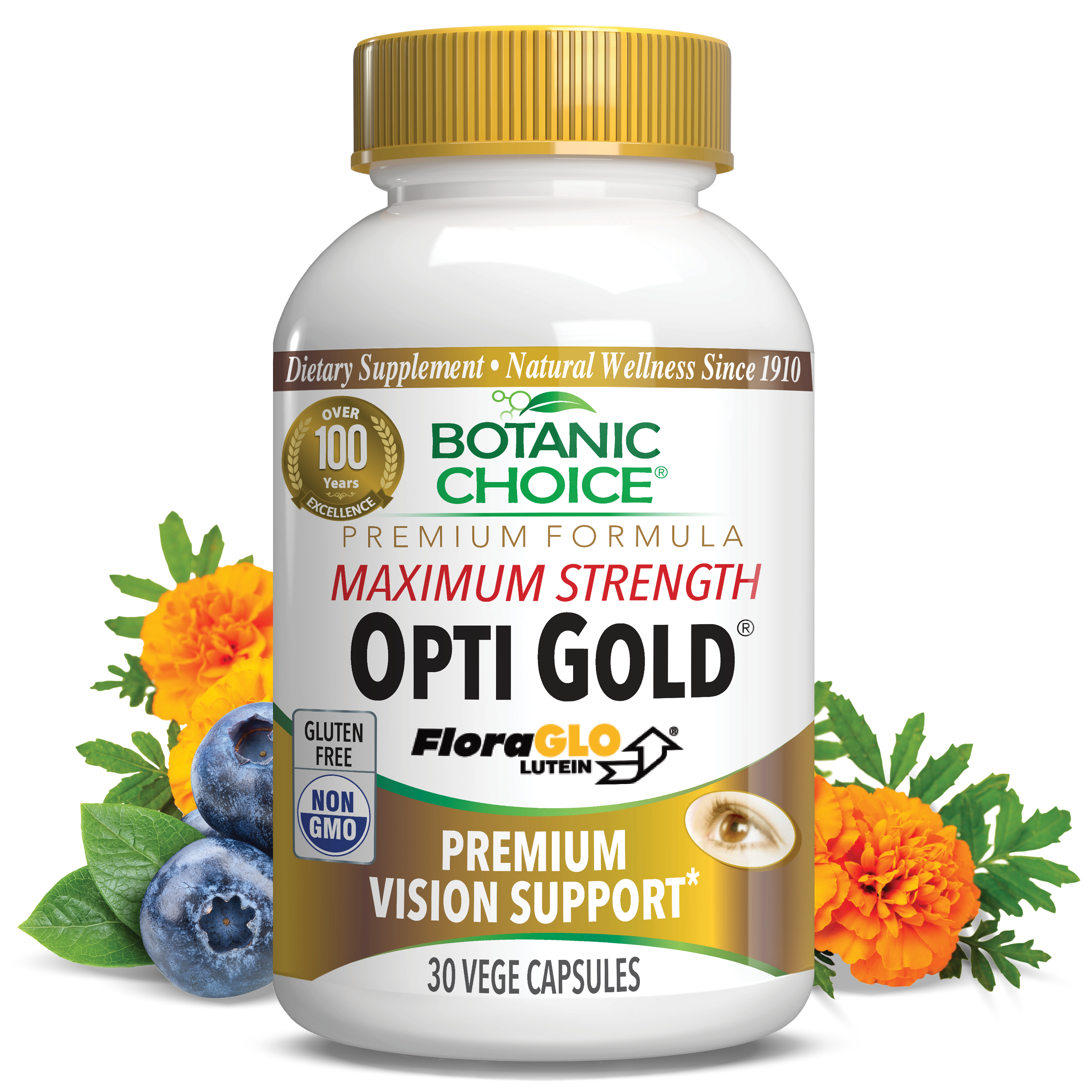 Maximum Strength Opti Gold® - 30 Vegetarian Capsules